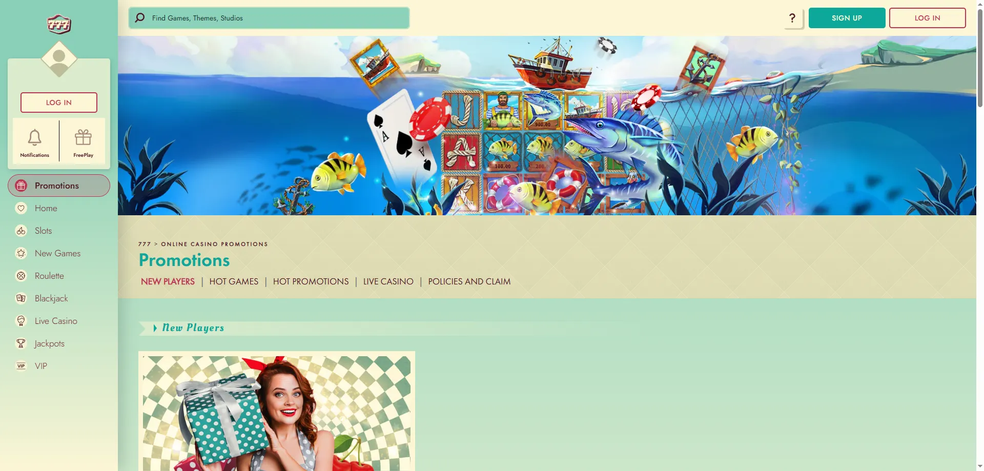 777 Casino slot machines — thousands of online slots available