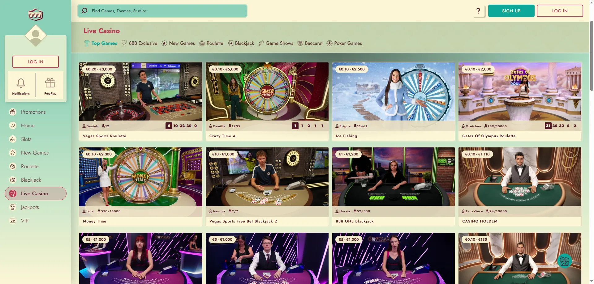 777 Casino live dealer games — real tables, real croupiers